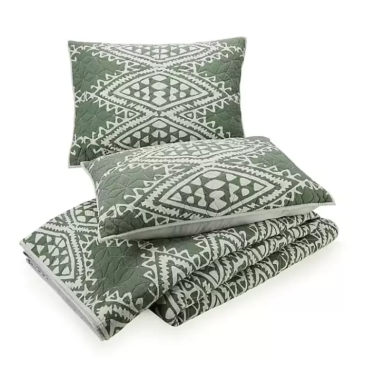 justina_blakeney_green_aisha_queen_quilt_set_2.webp Justina Blakeney Aisha Queen Quilt Set>Kirklands Home Shop