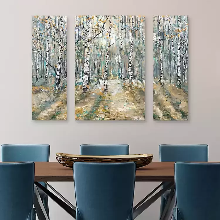 kaleidoscope_trees_canvas_art_prints_set_of__3.webp Kaleidoscope Trees Canvas Art Prints, Set of 3>Kirklands Home Shop