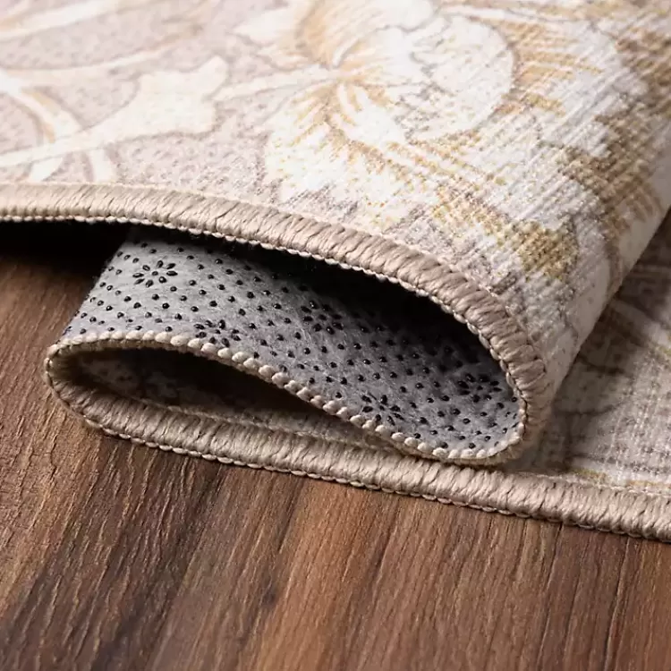 kalini_natural_floral_washable_runner_x_2.webp Kalini Natural Floral Washable Runner, 2x7>Kirklands Home Flash Sale