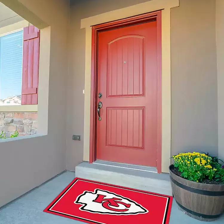 kansas_city_chiefs_area_rug_x_3.webp Kansas City Chiefs Area Rug, 3x4>Kirklands Home New