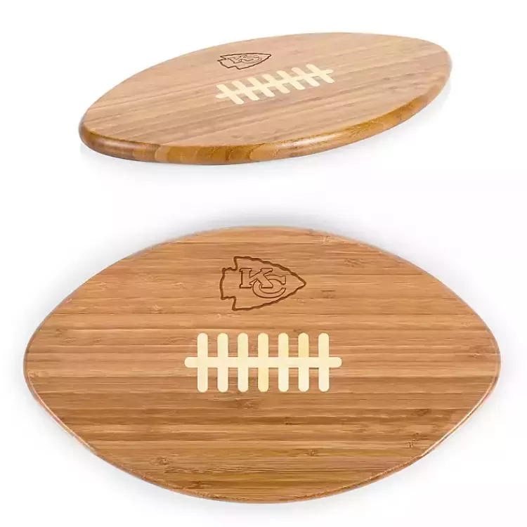 kansas_city_chiefs_bamboo_football_cutting_board_3.webp Kansas City Chiefs Bamboo Football Cutting Board>Kirklands Home Fashion