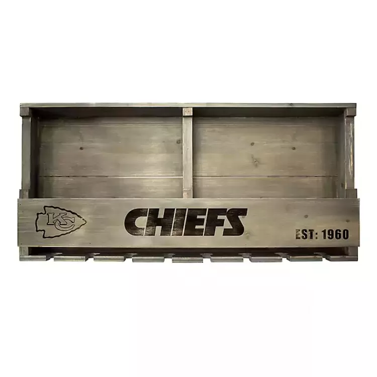 Kansas City Chiefs Reclaimed Wood Bar Shelf>Kirklands Home Sale