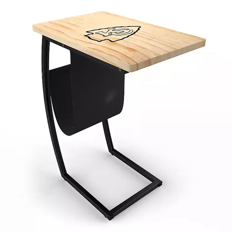 Kansas City Chiefs Wood C-Table>Kirklands Home Outlet