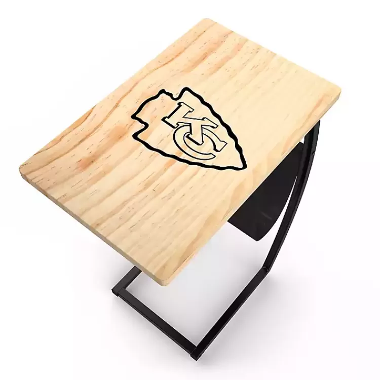 Kansas City Chiefs Wood C-Table>Kirklands Home Outlet