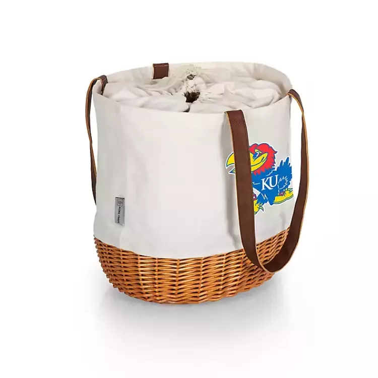 Kansas Jayhawks Canvas Tote Bag>Kirklands Home Cheap