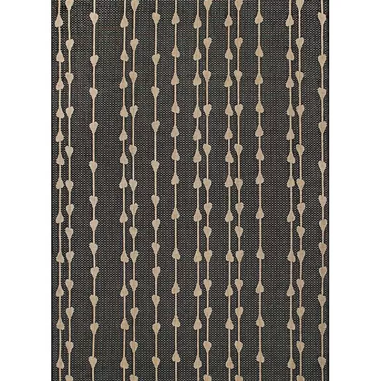 Kendall Gray Vertical Teardrop Outdoor Rug, 5x8>Kirklands Home Cheap