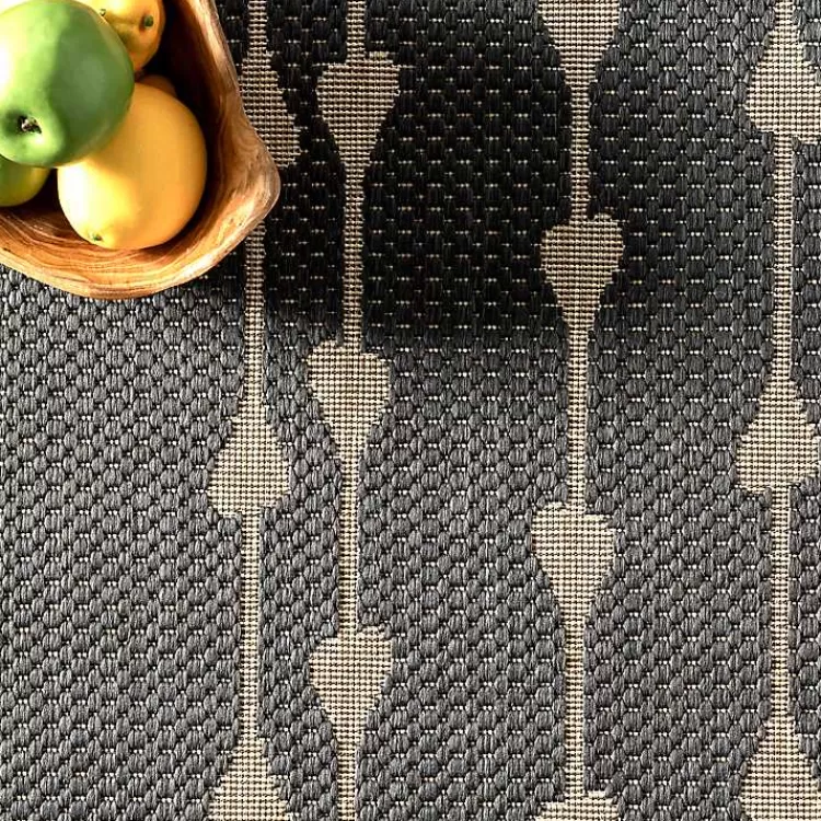 kendall_gray_vertical_teardrop_outdoor_rug_x_2.webp Kendall Gray Vertical Teardrop Outdoor Rug, 5x8>Kirklands Home Cheap