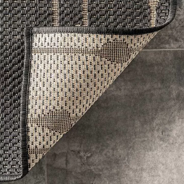 kendall_gray_vertical_teardrop_outdoor_rug_x_5.webp Kendall Gray Vertical Teardrop Outdoor Rug, 5x8>Kirklands Home Cheap
