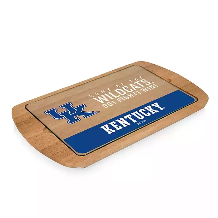 Kentucky Wildcats Wood and Glass Serving Board>Kirklands Home Discount