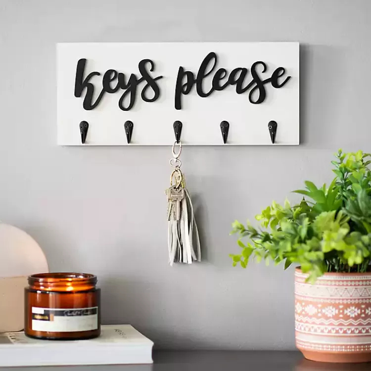 Keys Please Wooden Hooks>Kirklands Home Online