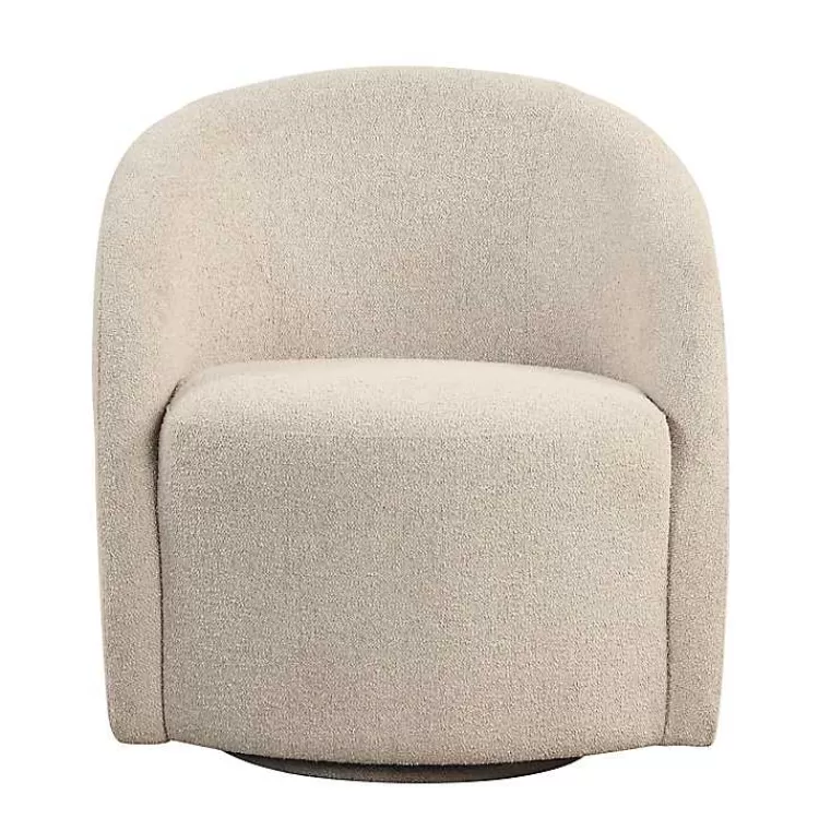 Khaki Boucle Danielle Accent Chair>Kirklands Home Outlet