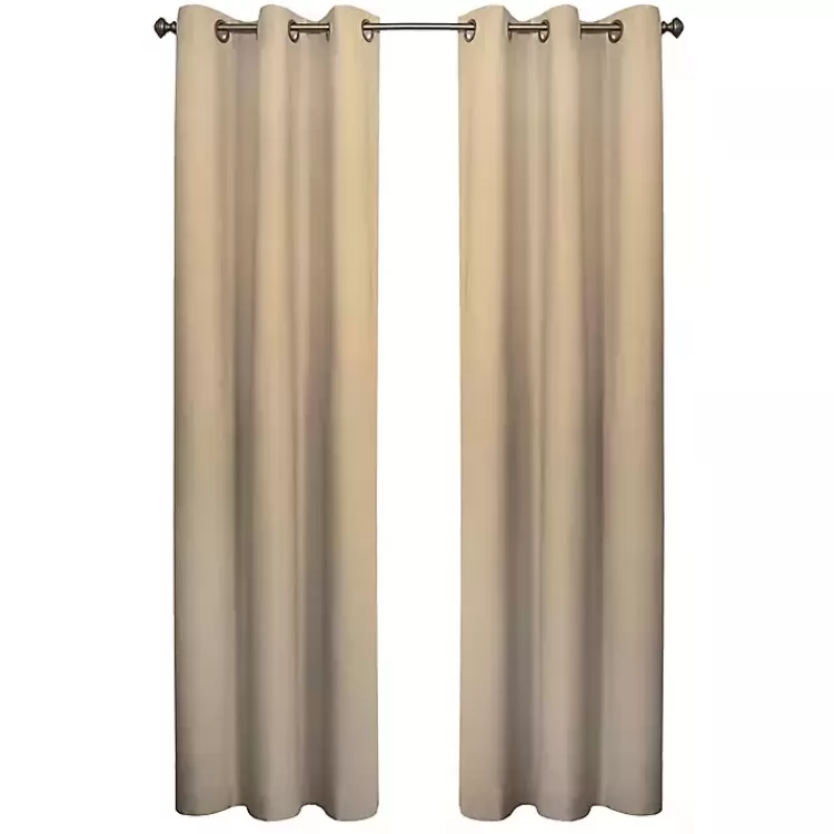 Khaki Room Darkening Curtain Panel Set, 54 in.>Kirklands Home Flash Sale