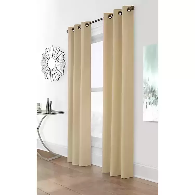 Khaki Room Darkening Curtain Panel Set, 84 in.>Kirklands Home Hot