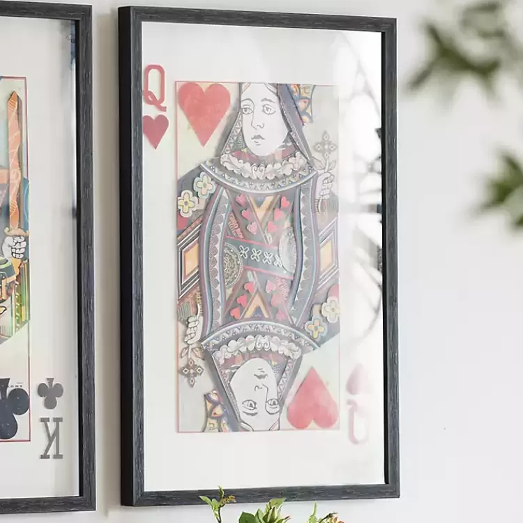 king__queen_card_framed_art_prints_set_of__2.webp King & Queen Card Framed Art Prints, Set of 2>Kirklands Home Online