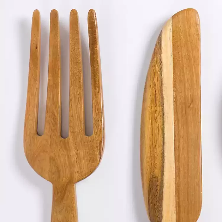 Kitchen Utensil Wooden Wall Plaques, Set of 3>Kirklands Home Best