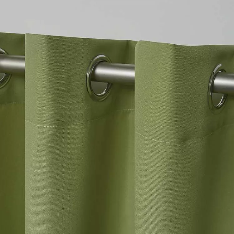 kiwi_green_cabana_curtain_panel_set__in_2.webp Kiwi Cabana Curtain Panel Set, 84 in.>Kirklands Home Outlet