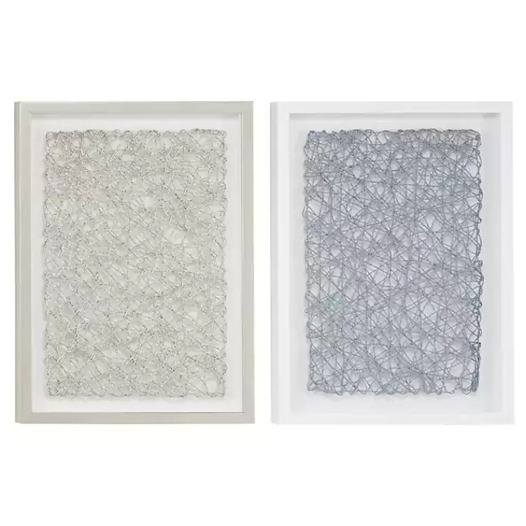Knotted String 2-pc. Shadow Box Set>Kirklands Home Clearance
