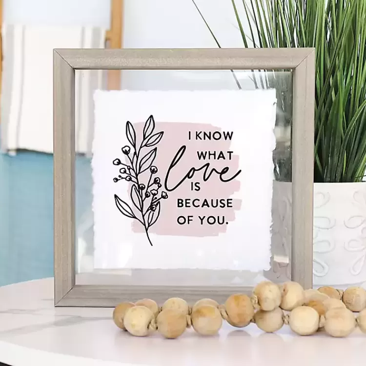Know What Love Is Framed Wall Plaque>Kirklands Home Flash Sale