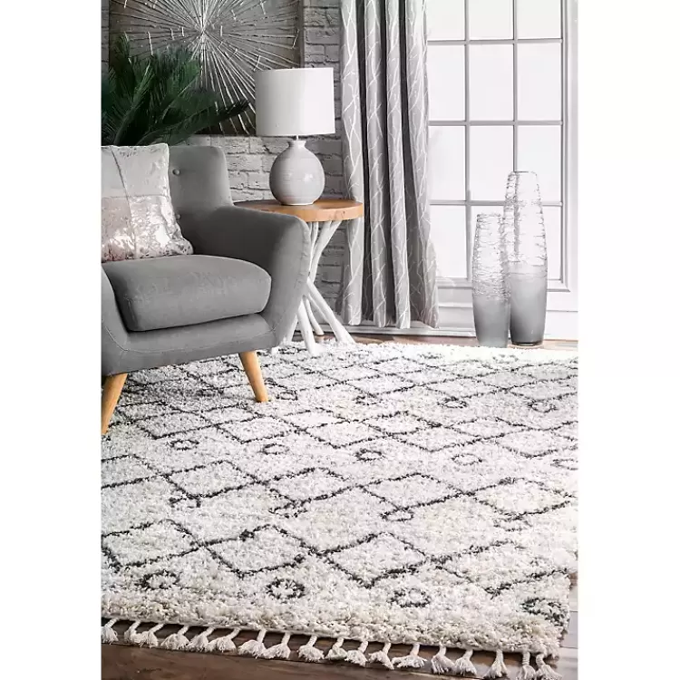 Kristi Shag Transitional Area Rug, 5x7>Kirklands Home Discount