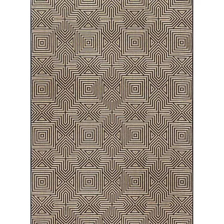 Kylie Gray Modern Abstract Outdoor Rug, 5x8>Kirklands Home Outlet