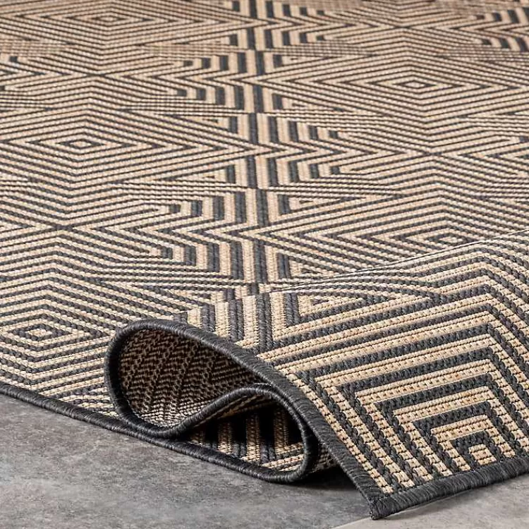 kylie_gray_modern_abstract_outdoor_rug_x_3-1.webp Kylie Gray Modern Abstract Outdoor Rug, 5x8>Kirklands Home Outlet