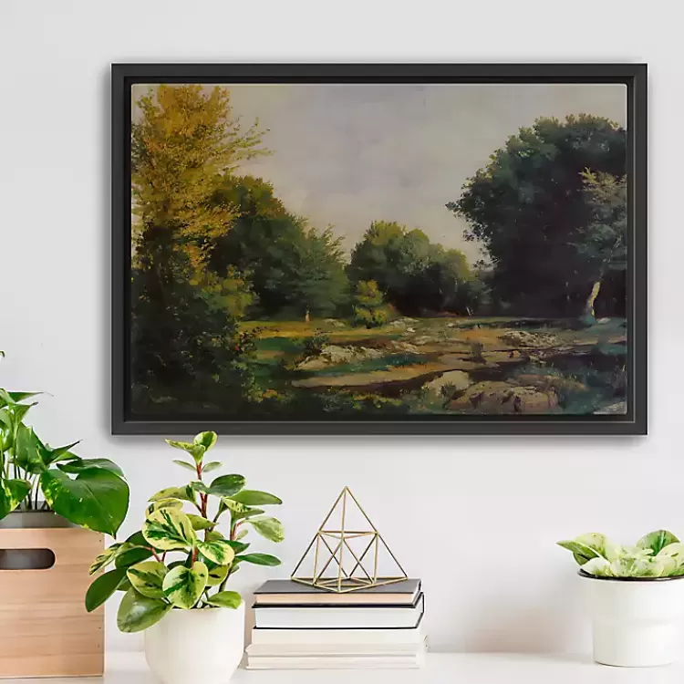 La Clairiere Framed Canvas Art Print, 18x26>Kirklands Home Flash Sale