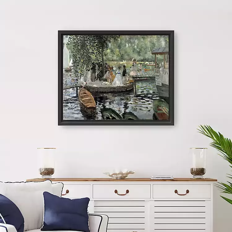 La Grenouillère Framed Canvas Art Print, 26x32>Kirklands Home Best
