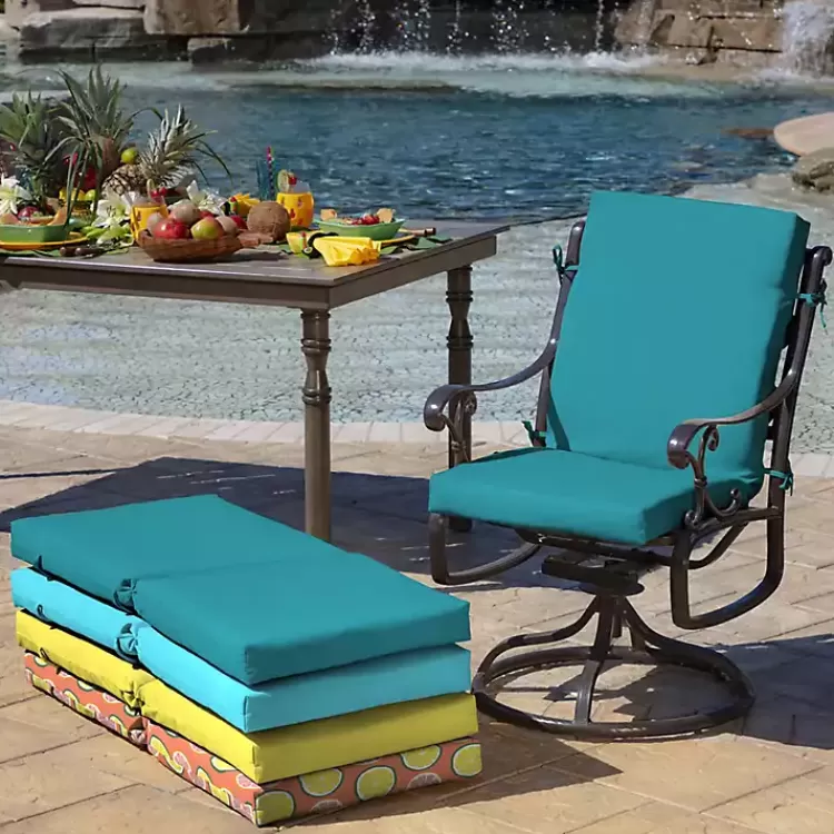 lake_blue_leala_luxe_outdoor_dining_chair_cushion_4.webp Lake Leala Luxe Outdoor Dining Chair Cushion>Kirklands Home Outlet