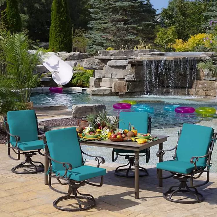 lake_blue_leala_luxe_outdoor_dining_chair_cushion_5.webp Lake Leala Luxe Outdoor Dining Chair Cushion>Kirklands Home Outlet