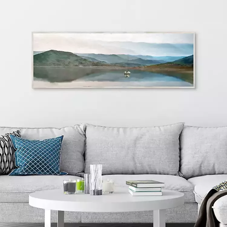 Lake Harmony Framed Canvas Art Print>Kirklands Home Sale
