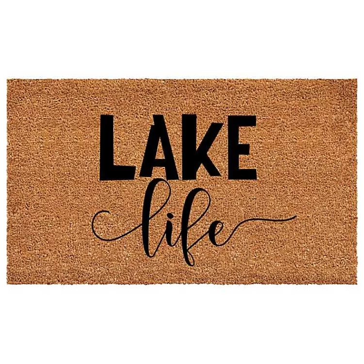 Lake Life Script Doormat>Kirklands Home Best
