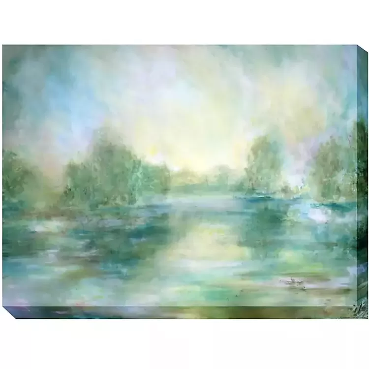 Lake View Outdoor Canvas Art Print>Kirklands Home Shop