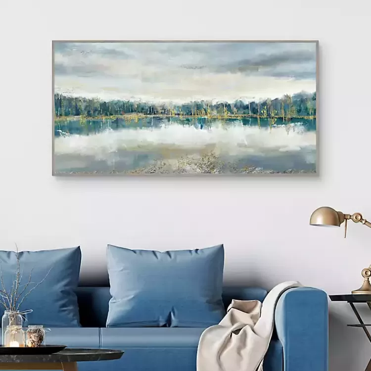 Lakeside Luxe Framed Canvas Art Print>Kirklands Home Cheap