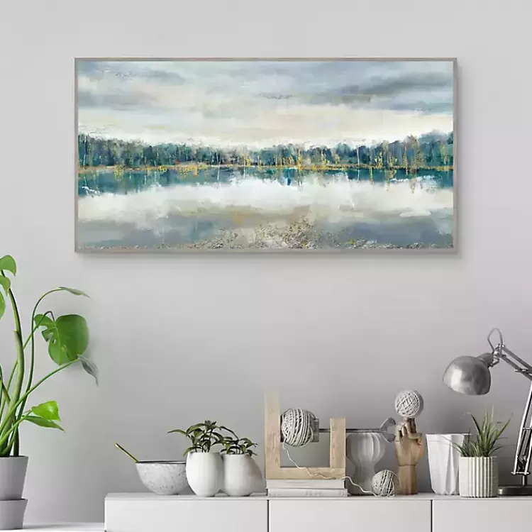 lakeside_luxe_framed_canvas_art_print_2.webp Lakeside Luxe Framed Canvas Art Print>Kirklands Home Cheap