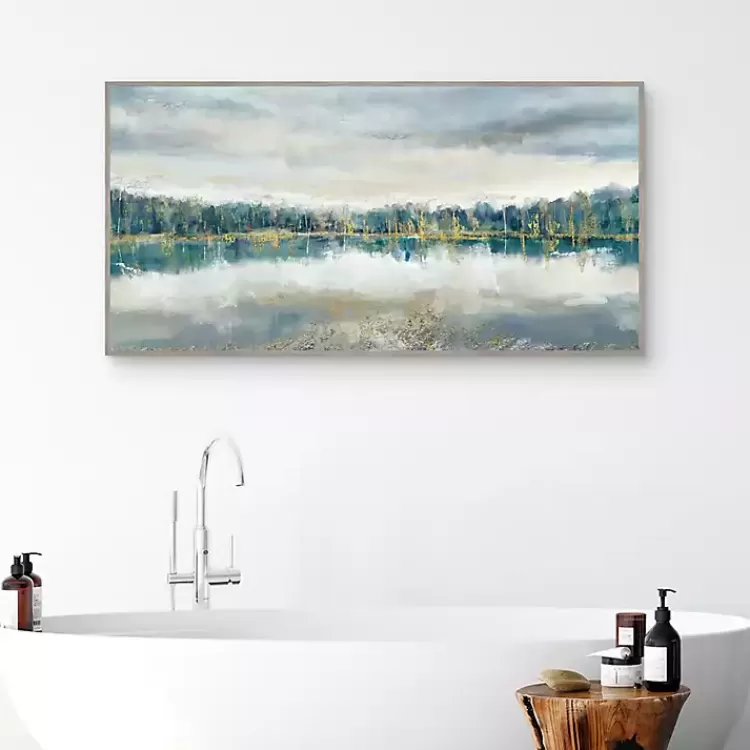 lakeside_luxe_framed_canvas_art_print_3.webp Lakeside Luxe Framed Canvas Art Print>Kirklands Home Cheap