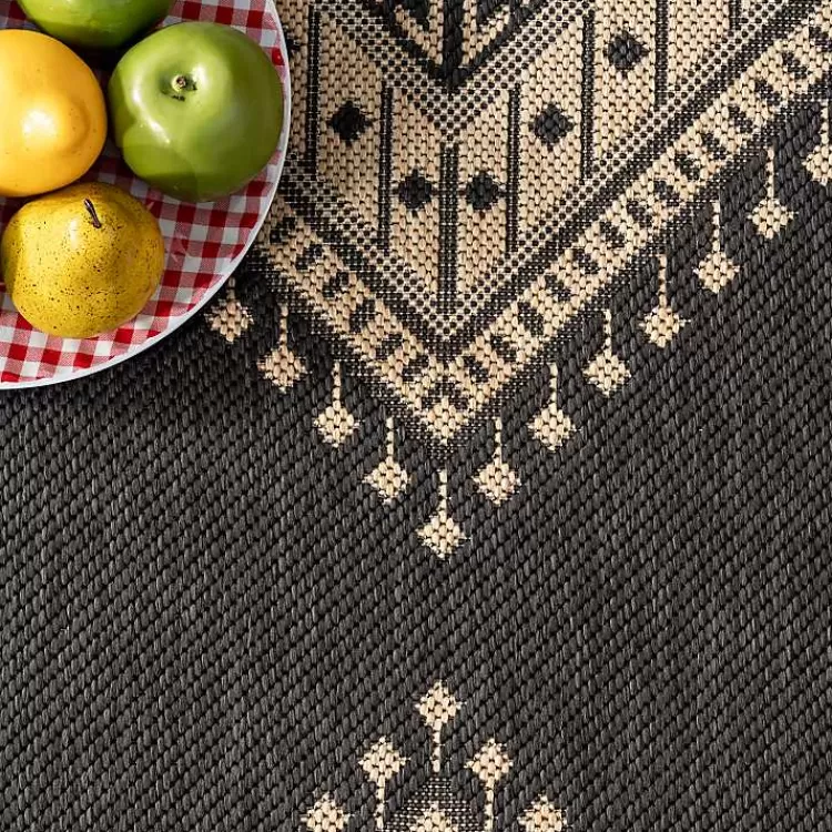 landy_dark_gray_aztec_outdoor_rug_x_3.webp Landy Dark Gray Aztec Outdoor Rug, 8x10>Kirklands Home Cheap