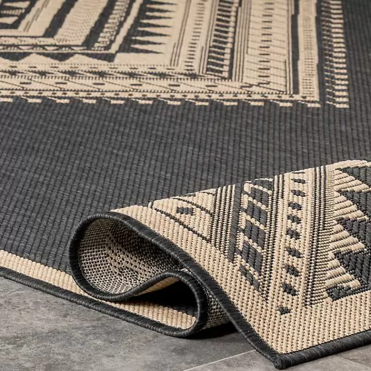 landy_dark_gray_aztec_outdoor_rug_x_4.webp Landy Dark Gray Aztec Outdoor Rug, 8x10>Kirklands Home Cheap