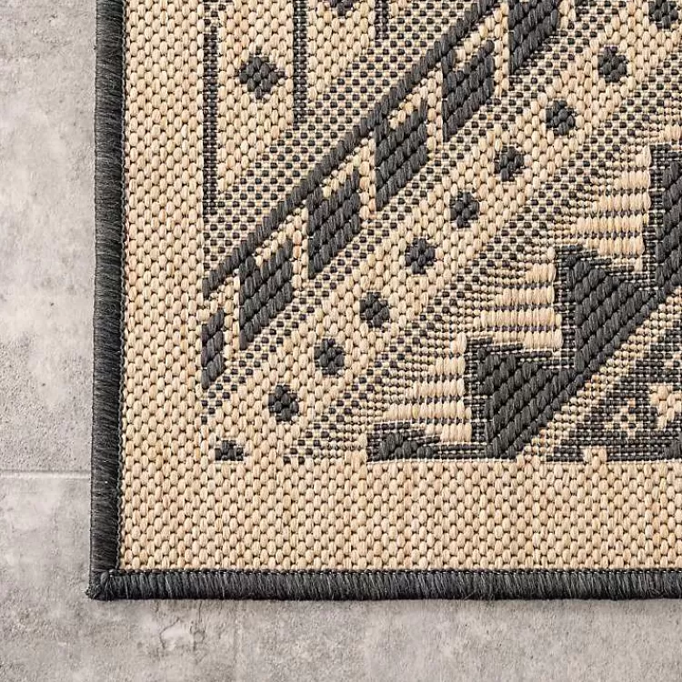 landy_dark_gray_aztec_outdoor_rug_x_5.webp Landy Dark Gray Aztec Outdoor Rug, 8x10>Kirklands Home Cheap