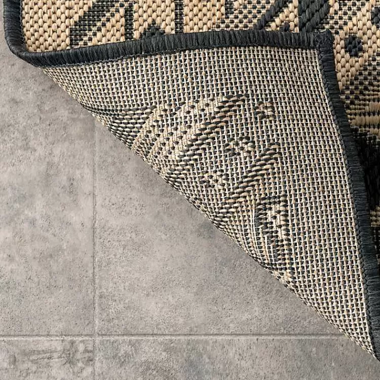 landy_dark_gray_aztec_outdoor_rug_x_6.webp Landy Dark Gray Aztec Outdoor Rug, 8x10>Kirklands Home Cheap