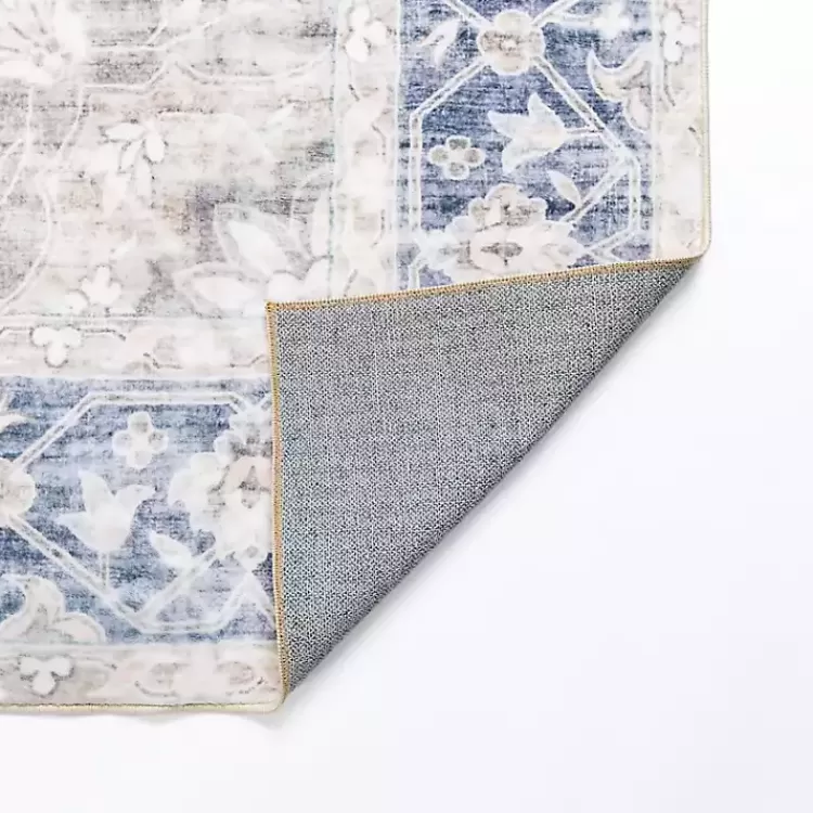 lara_blue_medallion_washable_area_rug_x_3.webp Lara Blue Medallion Washable Area Rug, 8x10>Kirklands Home Cheap