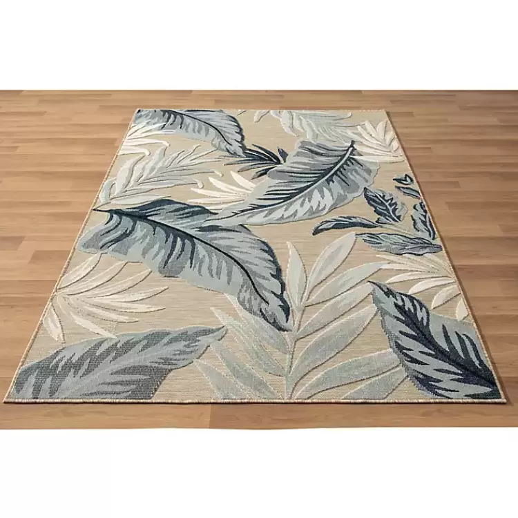 large_print_tropical_leaf_outdoor_area_rug_x_8.webp Large Print Tropical Leaf Outdoor Area Rug, 5x7>Kirklands Home Flash Sale