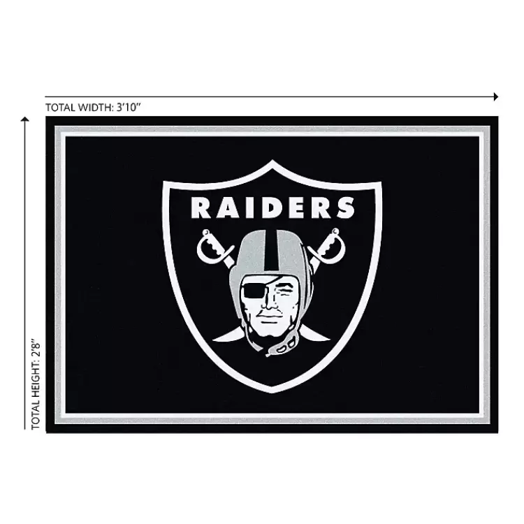 Las Vegas Raiders Area Rug, 3x4>Kirklands Home Hot