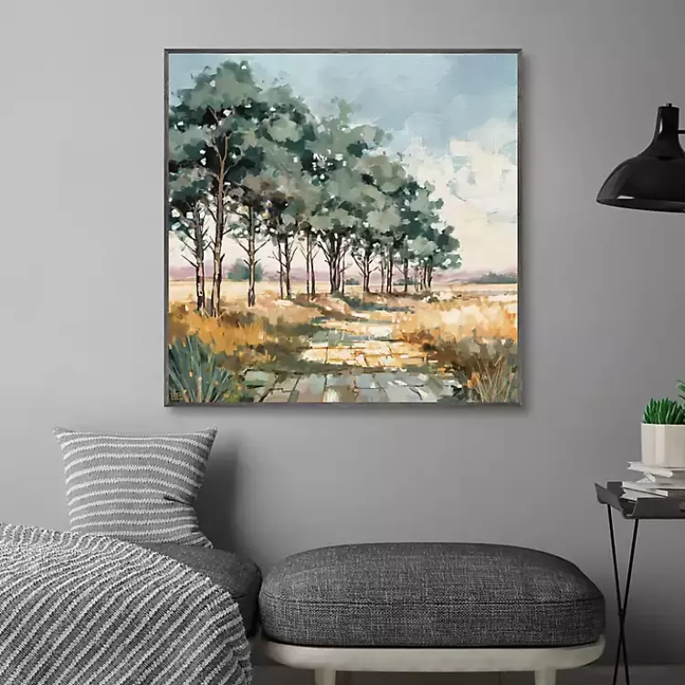 Late Summer Path Framed Canvas Art Print>Kirklands Home Fashion