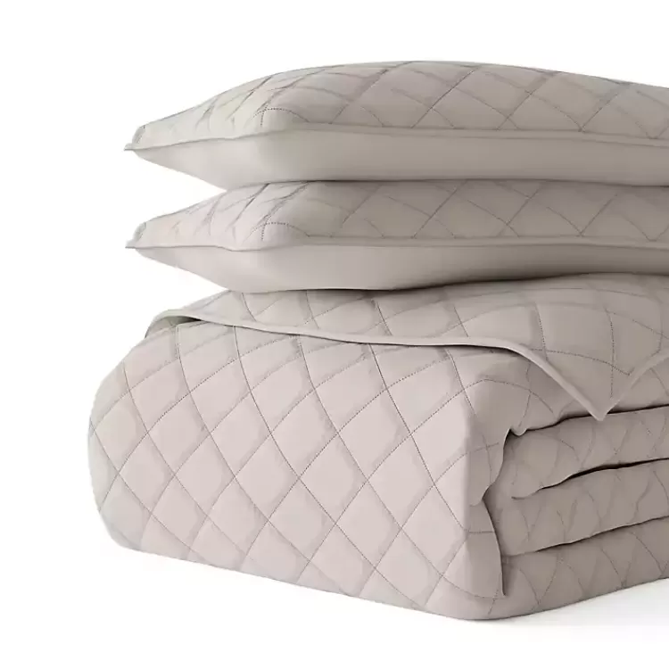 latte_stitched_diamond_pc_king_quilt_set_2.webp Latte Stitched Diamond 3-pc. King Quilt Set>Kirklands Home Online
