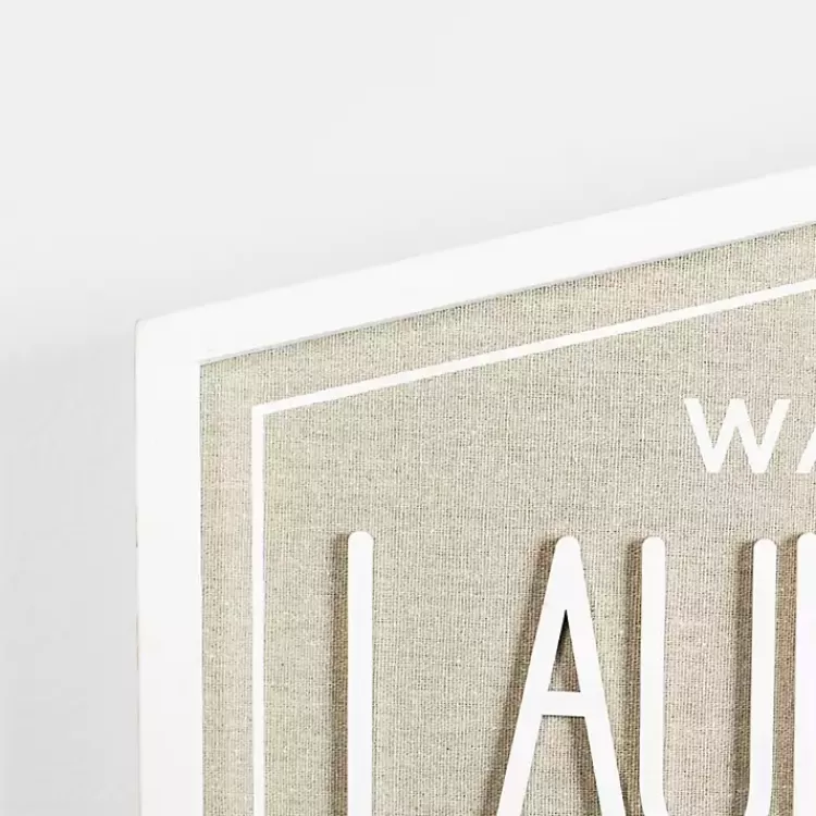 Laundry & Co. Hexagon Wood Plaque>Kirklands Home Fashion