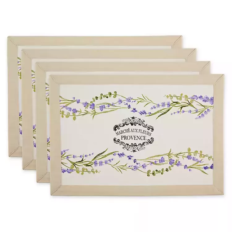 Lavender Garland Cotton Placemats, Set of 4>Kirklands Home Discount