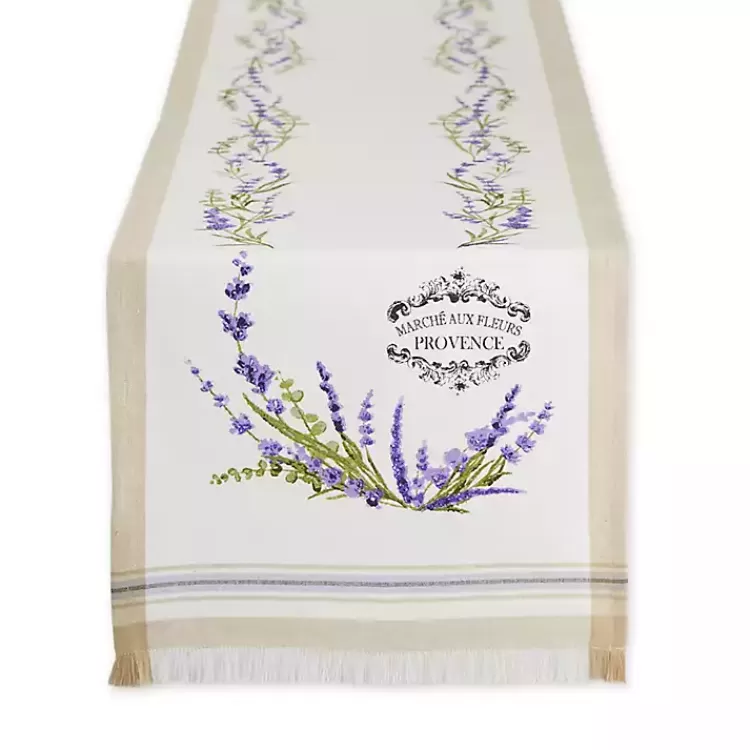 Lavender Garland Cotton Table Runner>Kirklands Home Hot