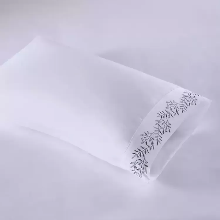 leafy_vine_hem_microfiber_pc_full_sheet_set_6.webp Leafy Vine Hem Microfiber 4-pc. Full Sheet Set>Kirklands Home Online