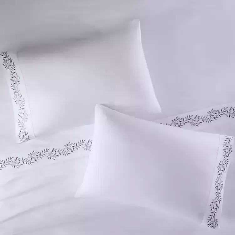 leafy_vine_hem_microfiber_pc_full_sheet_set_7.webp Leafy Vine Hem Microfiber 4-pc. Full Sheet Set>Kirklands Home Online