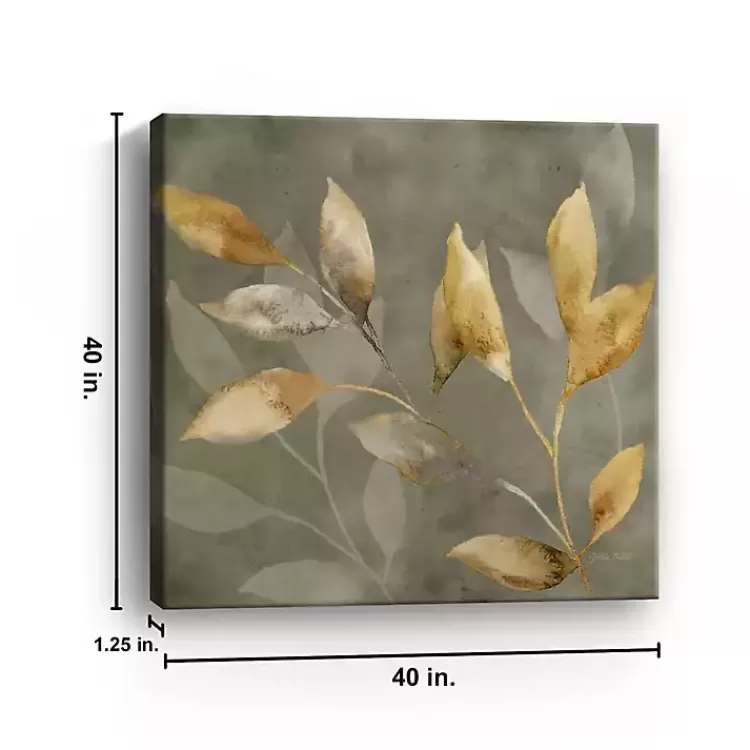 leaves_on_gray_giclee_canvas_art_print_2.webp Leaves on Gray Giclee Canvas Art Print>Kirklands Home Clearance
